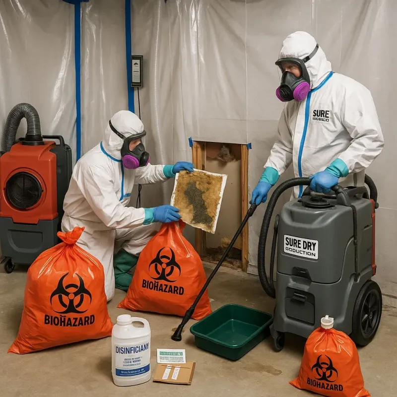Contaminated Water Handling Protocols process in Alderton, WA